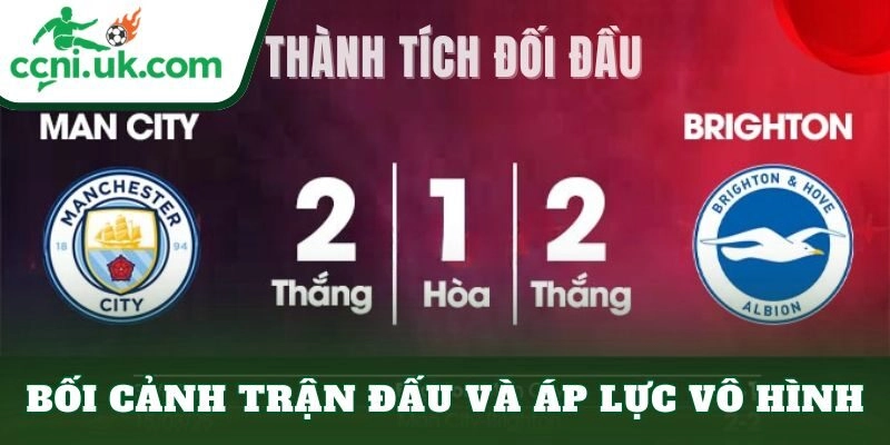 Bối cảnh trận đấu và áp lực vô hình